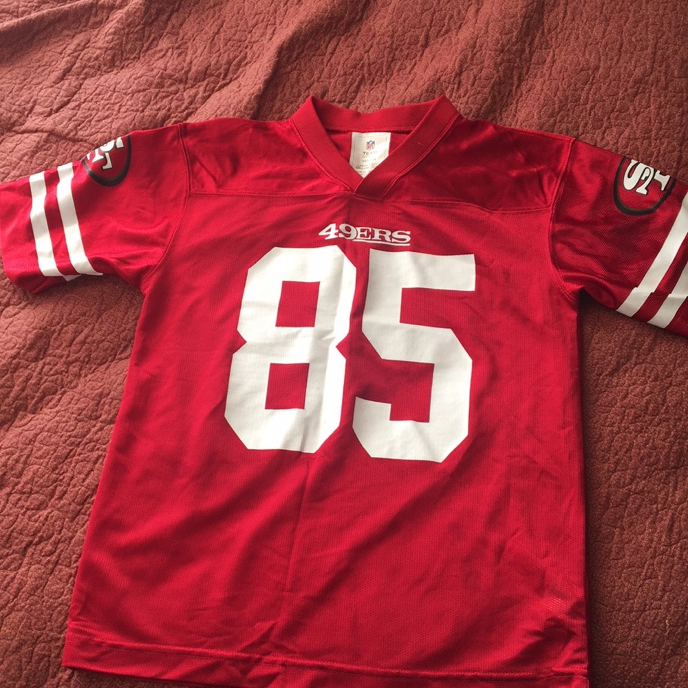 vernon davis #45 49ers nfl jersey